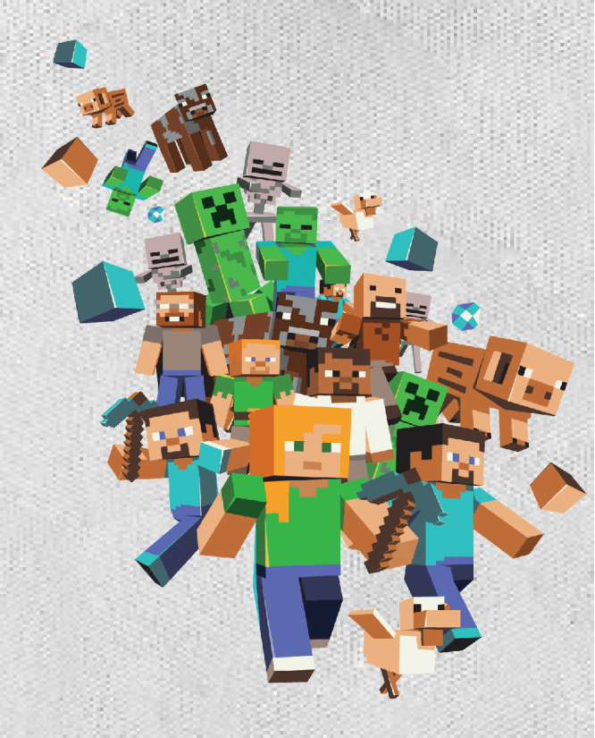 Kepurė  Minecraft  characters